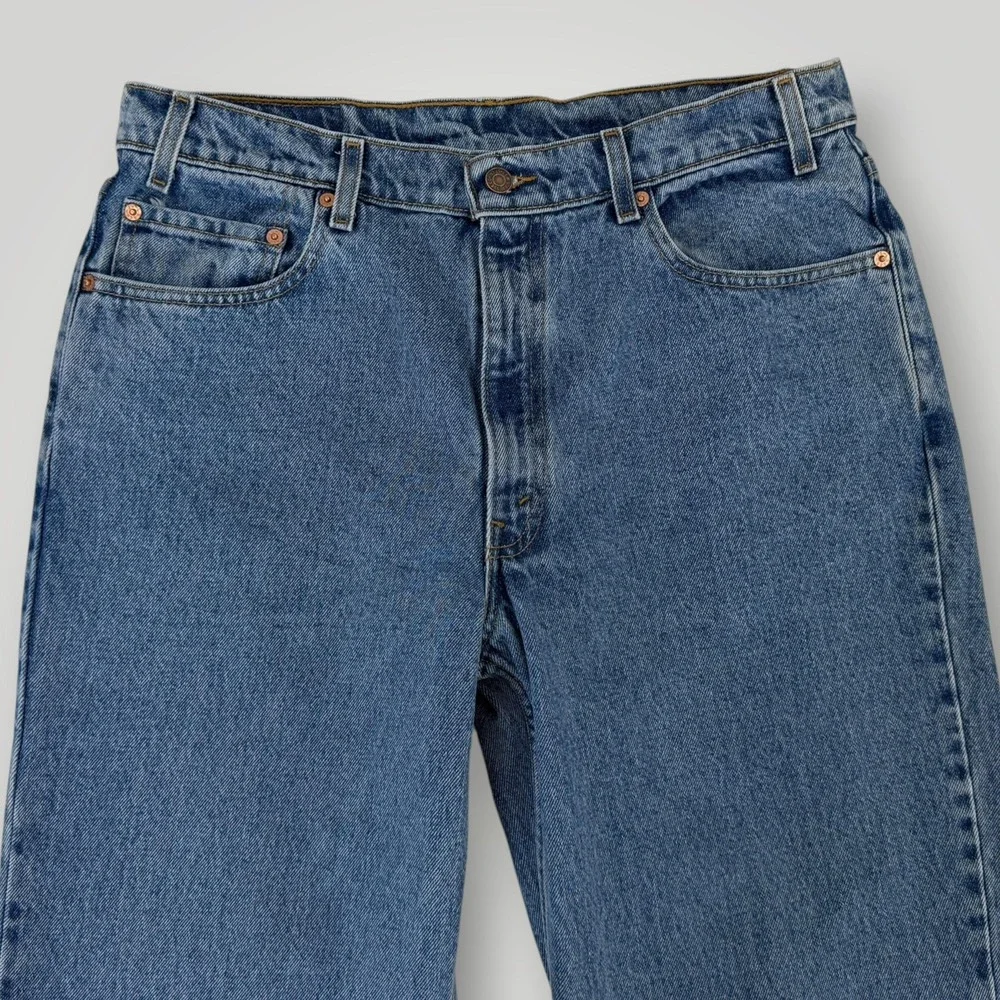 VTG Levis 550 Jeans Mens 36 Blue Relaxed Fit Tapered Denim 1998‎